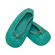baby ballet slippers - twinkling turquoise