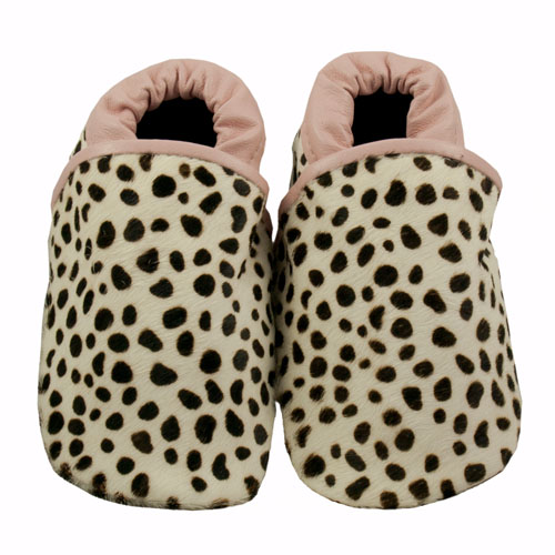 pounce animal print leather baby shoes