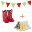 red boots xmas gift pack