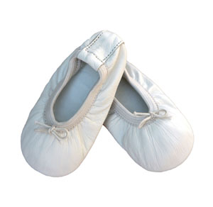 baby ballet slippers - angelic white
