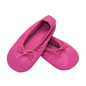 baby ballet slippers - pink pizzaz