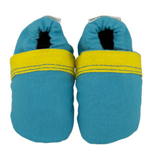 boldly blue fabric baby shoes - discontinued