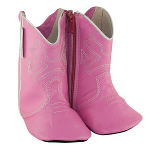 cowboy boots - pink