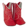 cowboy boots - red