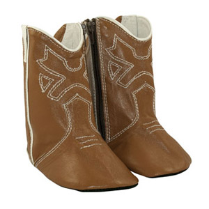 cowboy boots - tan