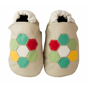 geometric fusion baby shoes