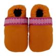 outrageously orange fabric baby shoes - discontinued