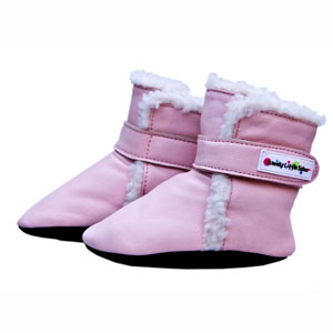polar boots - baby pink