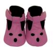 sherbet pink baby sandals